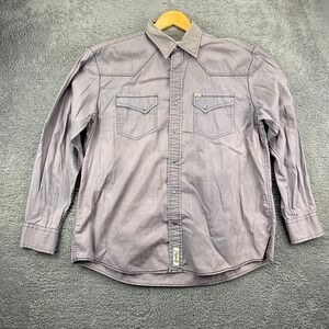 Rafter C Cowboy Western Shirt‎ Premium Quality Button Up Long Sleeve Size L